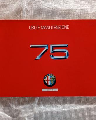 Alfa Romeo 75 Turbo T.Spark 3.0 V6 Uso Manutenzion