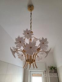 Lampadario con fiori