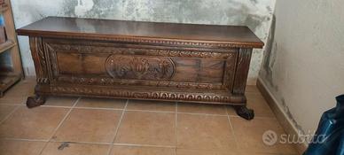 cassapanca/baule in legno
