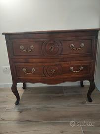 cassettiera in legno 