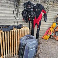 attrezzatura completa da Sub