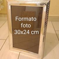 Cornice foto in argento 925 – Nuova 30×24 cm