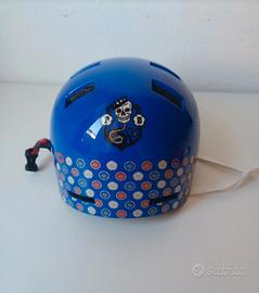 Casco Skateboard/Bici Bambino - Blu con Grafica