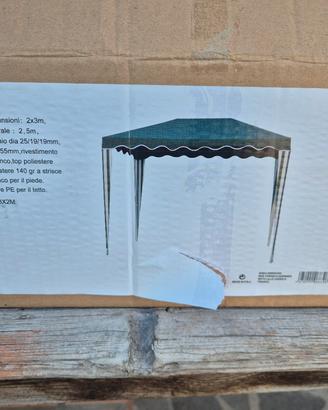 gazebo 3x2 mt