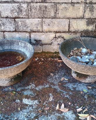 Coppia fioriere in cemento 