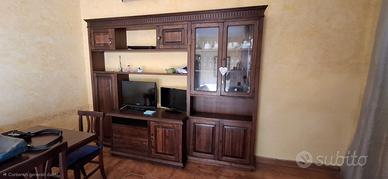 Parete attrezzata soggiorno arte povera