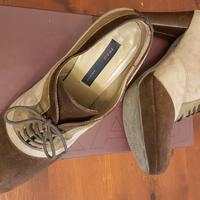 Scarpe Frau n. 37 Pelle vera scamosciata Francesin