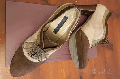 Scarpe Frau n. 37 Pelle vera scamosciata Francesin