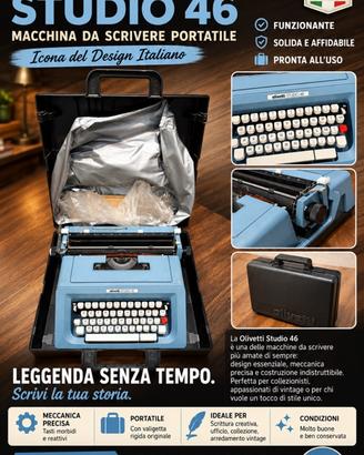 Olivetti Studio 46 originale con valigetta