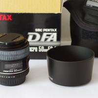 Obiettivo Pentax DFA MACRO 50mm F2.8 boxed sacca