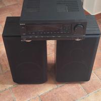 Amplificatore Sony Anni 90 Con casse testato