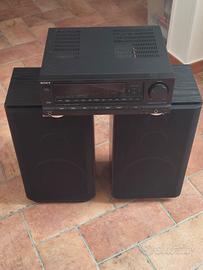 Amplificatore Sony Anni 90 Con casse testato