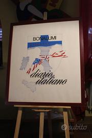 Agostino Bonalumi Litografia su carta 1970