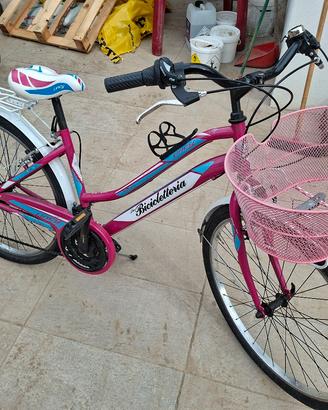bicicletta ragazza (età indicativa 10-14 anni)