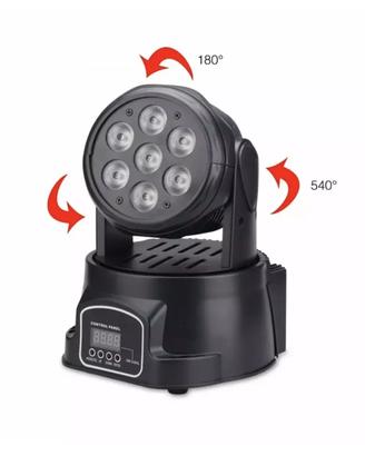 Faro LED Strobo 7 LED Proiettore Effetto Luci Disc