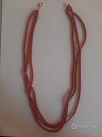 Collana MG Red Rosso Corallo Multi