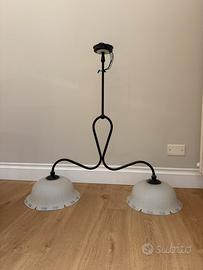 Lampadario in vetro di murano