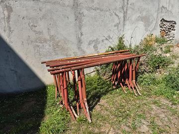 CAVALLETTI TRIPLO SFILABILE 225-375 PER INTONACO