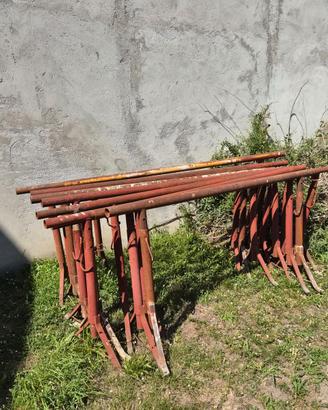 CAVALLETTI TRIPLO SFILABILE 225-375 PER INTONACO