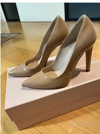 Scarpe vernice colore nude tg 36