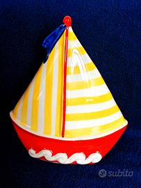 barca a vela salvadanaio vintage Andrea by sadek 