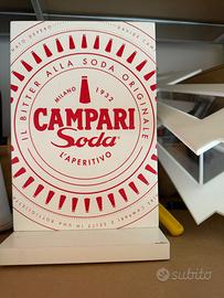 Lavagnetta Pubblicitaria Campari Soda