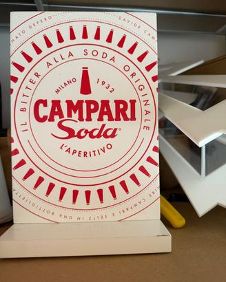 Lavagnetta Pubblicitaria Campari Soda