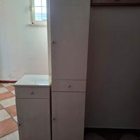 mobiletti bagno laccati bianco