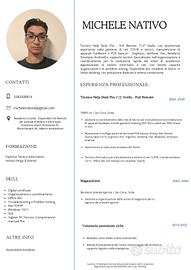 Help desk 1°/2° livello Full Remot 
