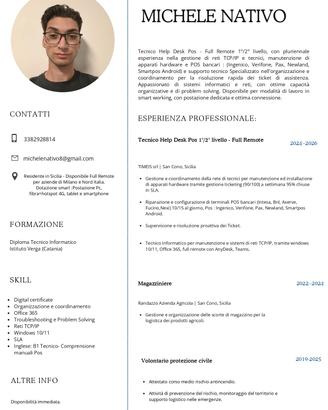 Help desk 1°/2° livello Full Remot 