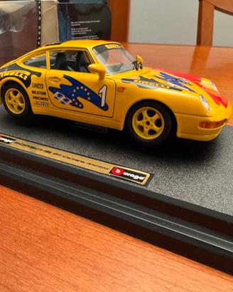 Porsche 911 Carrera Racing 1993 Bburago 1:24