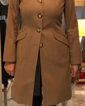 Cappotto donna color cammello