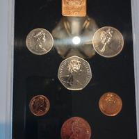 Serie pence/penny elizabeth ii 1971 fior di conio