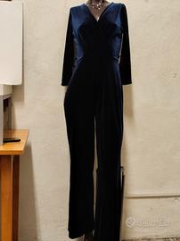 tuta elegante velluto 