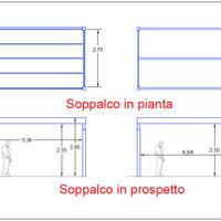 Soppalco industriale - circa 15 m² + 15 m² scaff