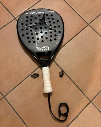 Racchetta da padel StarVie Black Titan