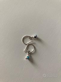 Orecchini in argento con turchese