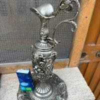 Brocca in ottona rodiato