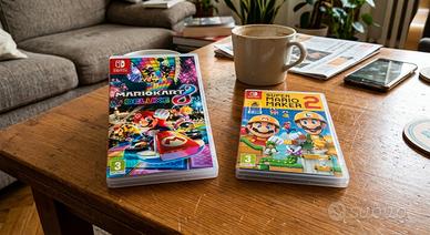 Mario kart deluxe+ super Mario maker 2 