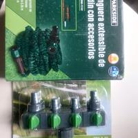 tubo flessibile da giardino e irrigatore