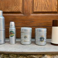 Lotto 5 antichi termos Velox vetro corazzato