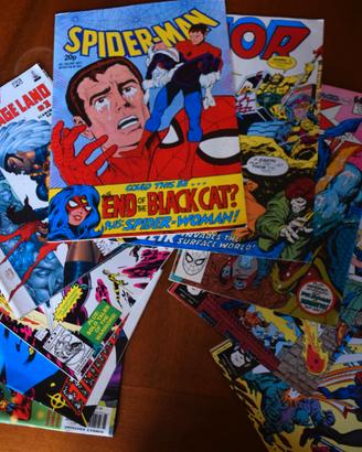 9 comics Marvel originali U.S.A. e G.B