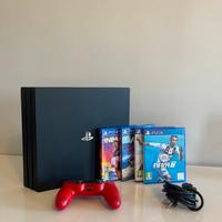 Ps4 pro 1tera con giochi