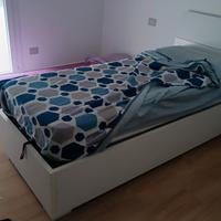 Letto ad una piazza con contenitore