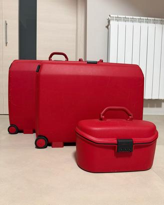 set valige e beauty  rigide con ruote  Sansonite 