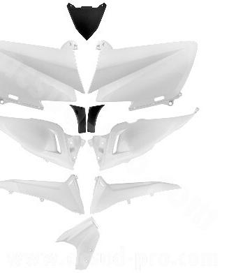 KIT CARENE 10 PZ TMAX 530 2012>2014 BIANCO PERLA