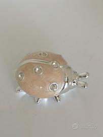 Coccinella Argento Bomboniere STOCK pz.68