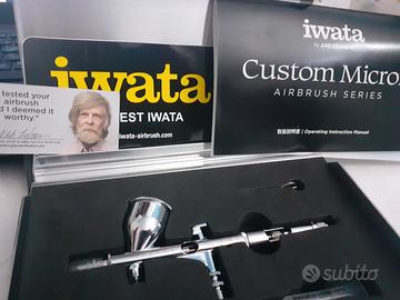 Aerografo iwata cm-c plus custodia micron limite e