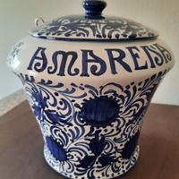 Vaso  in  ceramica  AMARENA FABBRI  BOLOGNA 