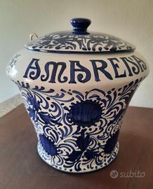 Vaso  in  ceramica  AMARENA FABBRI  BOLOGNA 